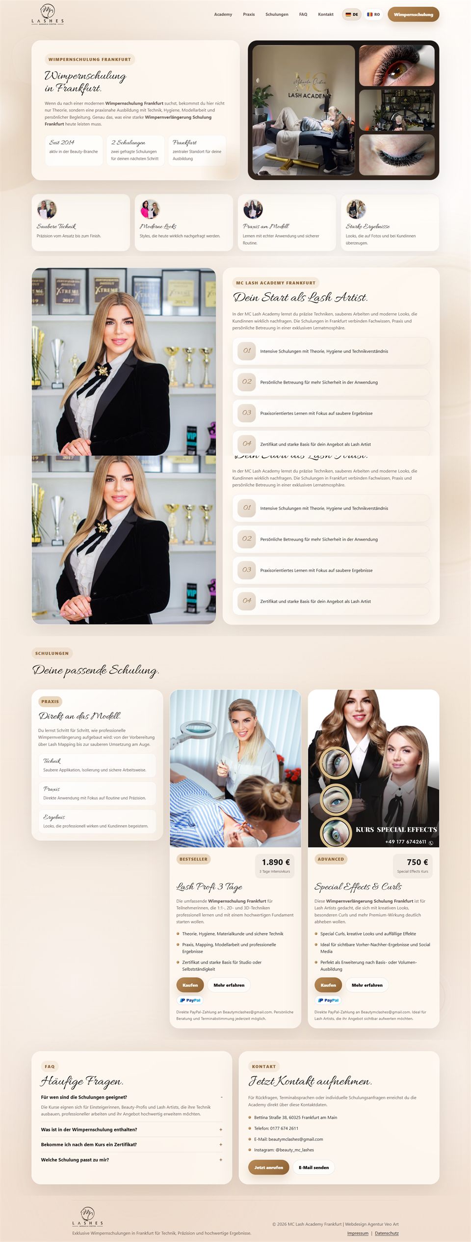 Screenshot McLash Academy